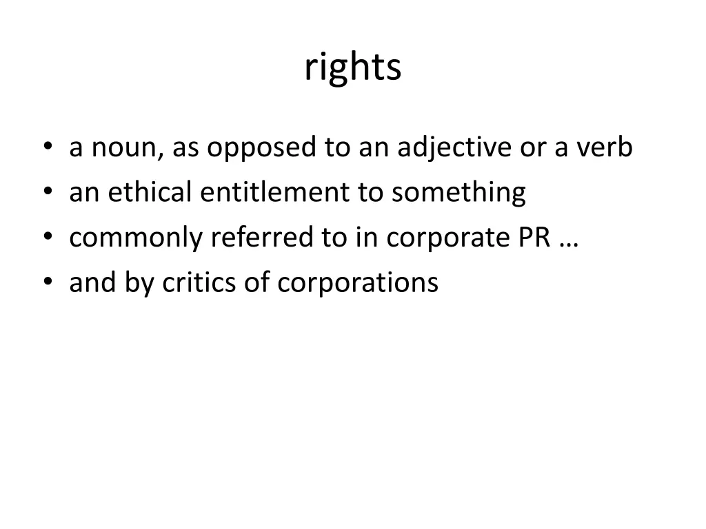 rights