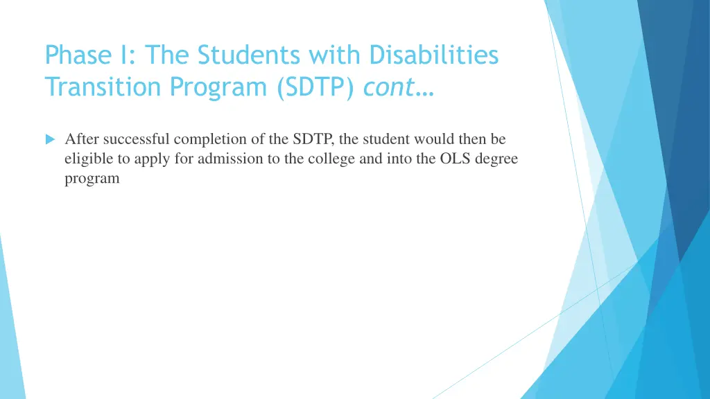phase i the students with disabilities transition 1