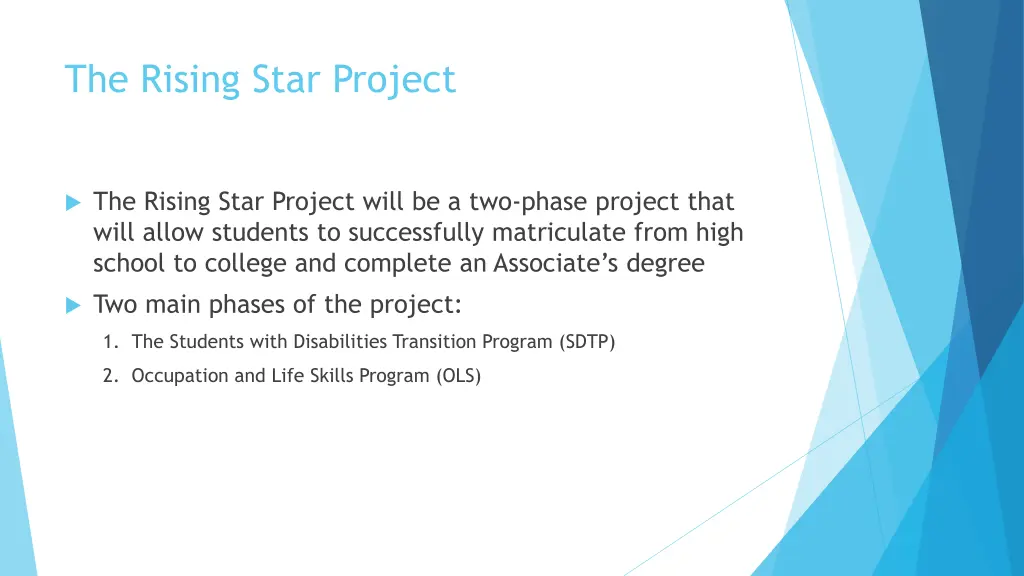 the rising star project