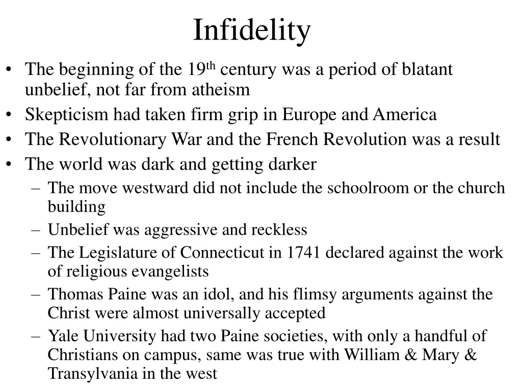 infidelity