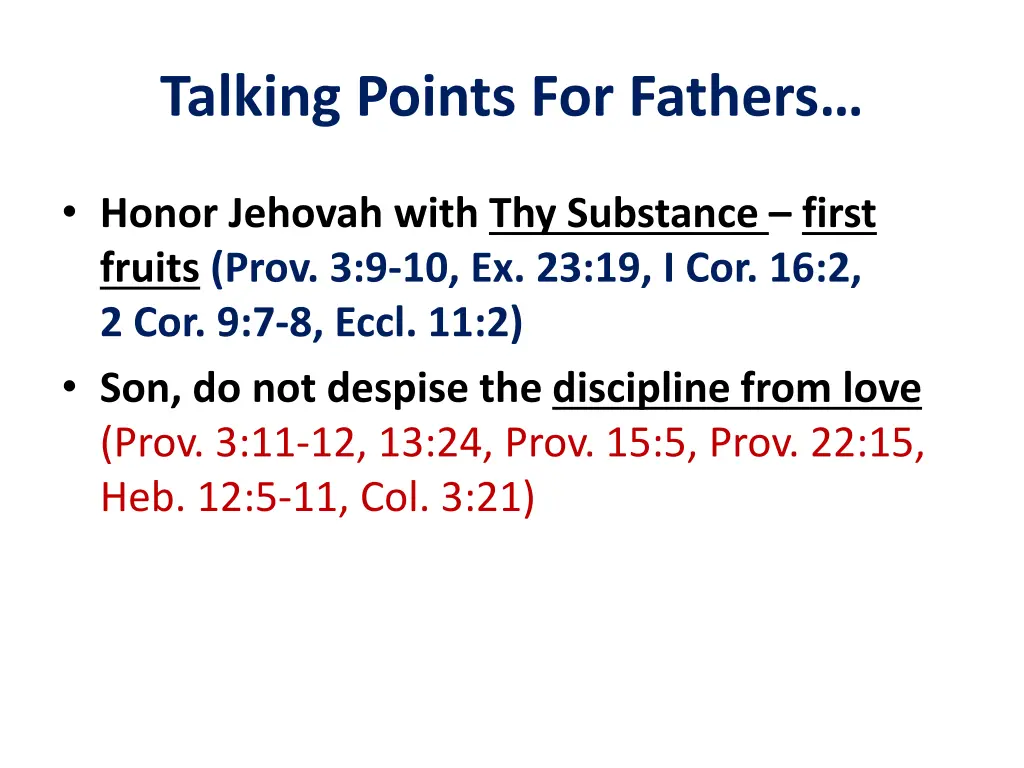 talking points for fathers 4