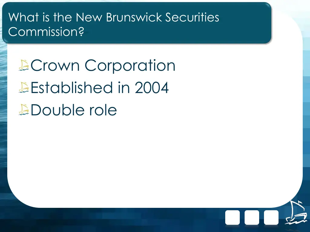 what is the new brunswick securities commission