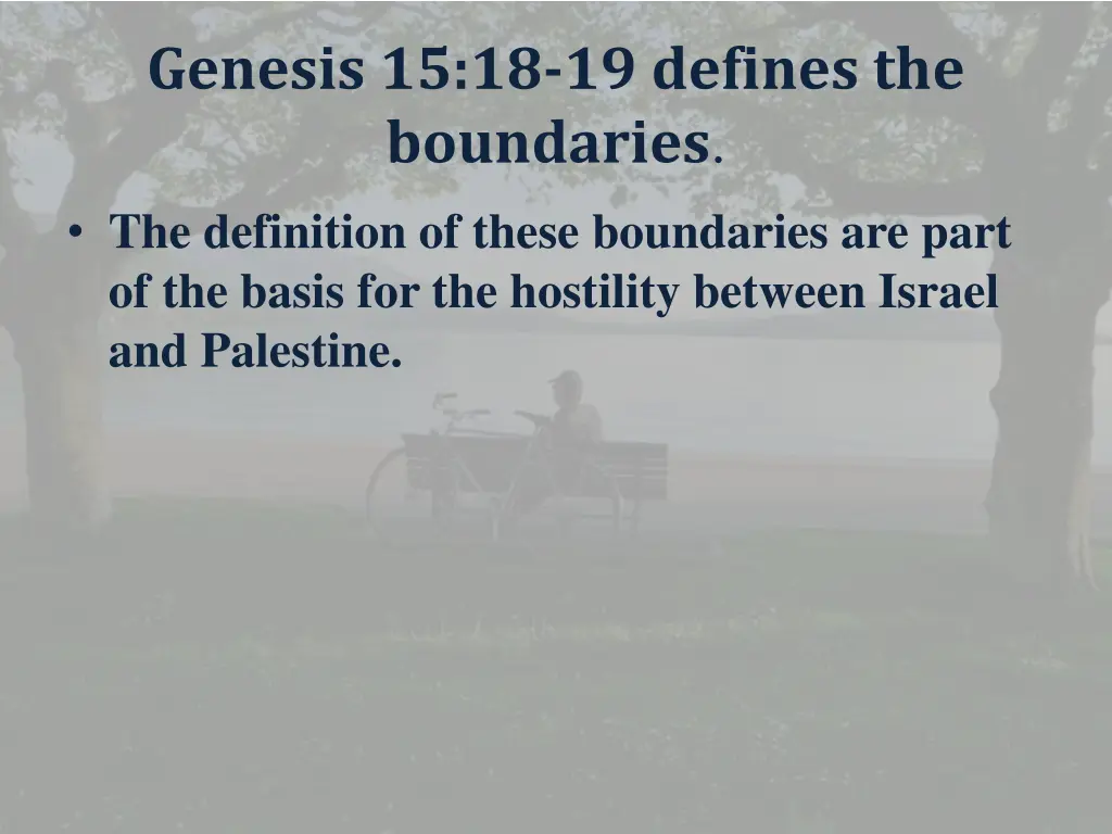 genesis 15 18 19 defines the boundaries