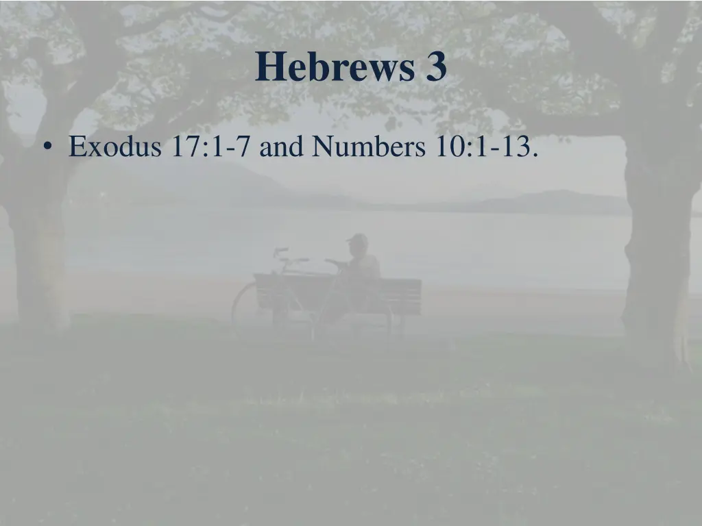 hebrews 3