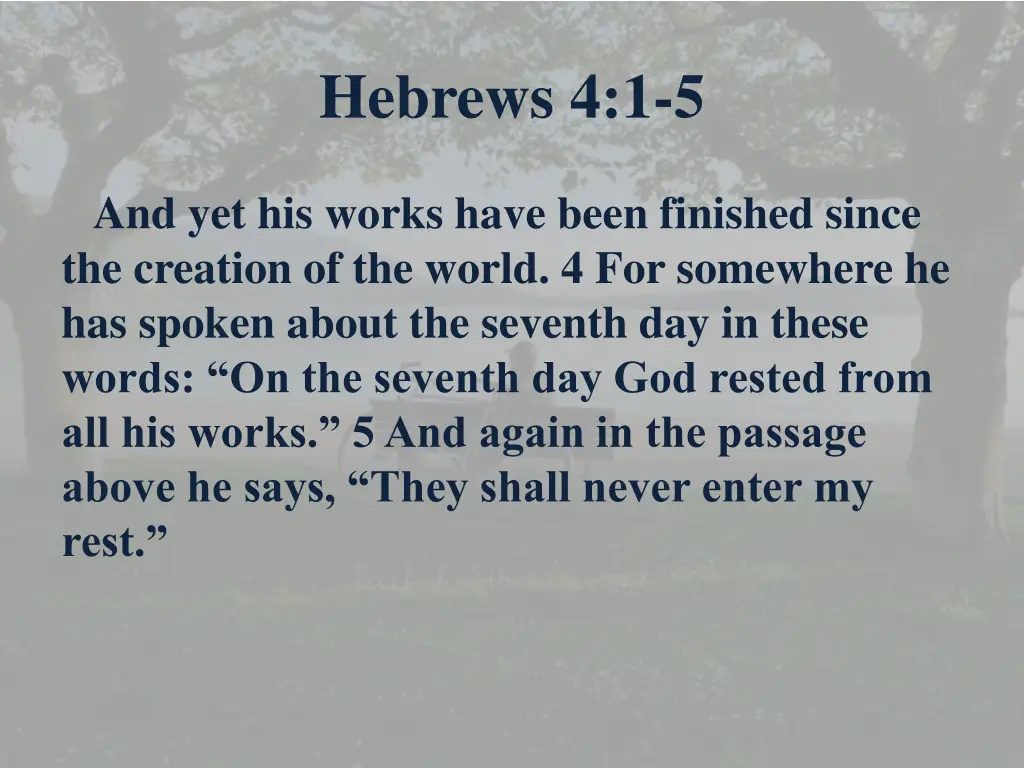 hebrews 4 1 5 2