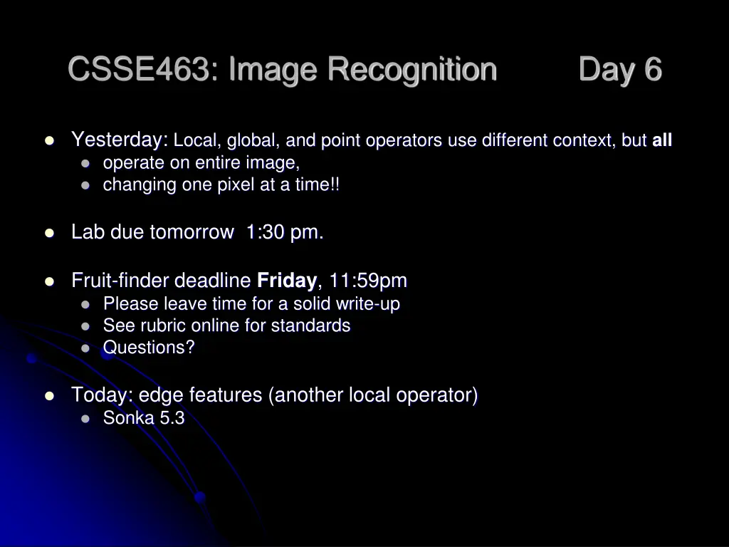 csse463 image recognition