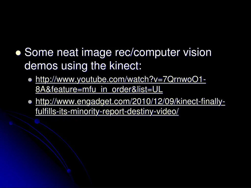 some neat image rec computer vision demos using