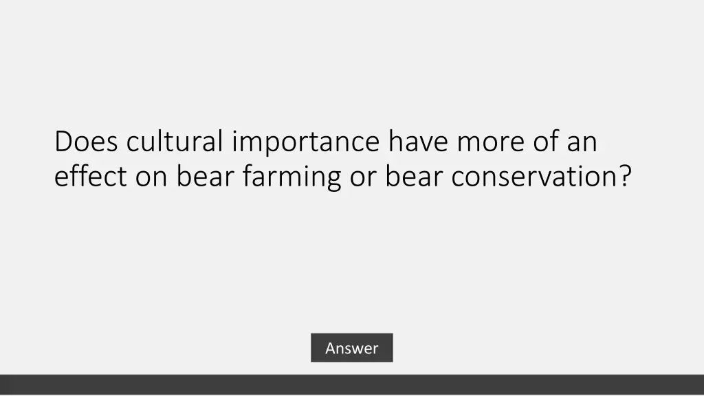 does cultural importance have more of an effect
