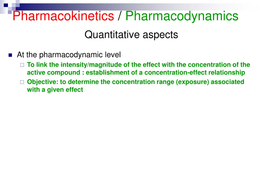 pharmacokinetics pharmacodynamics 2