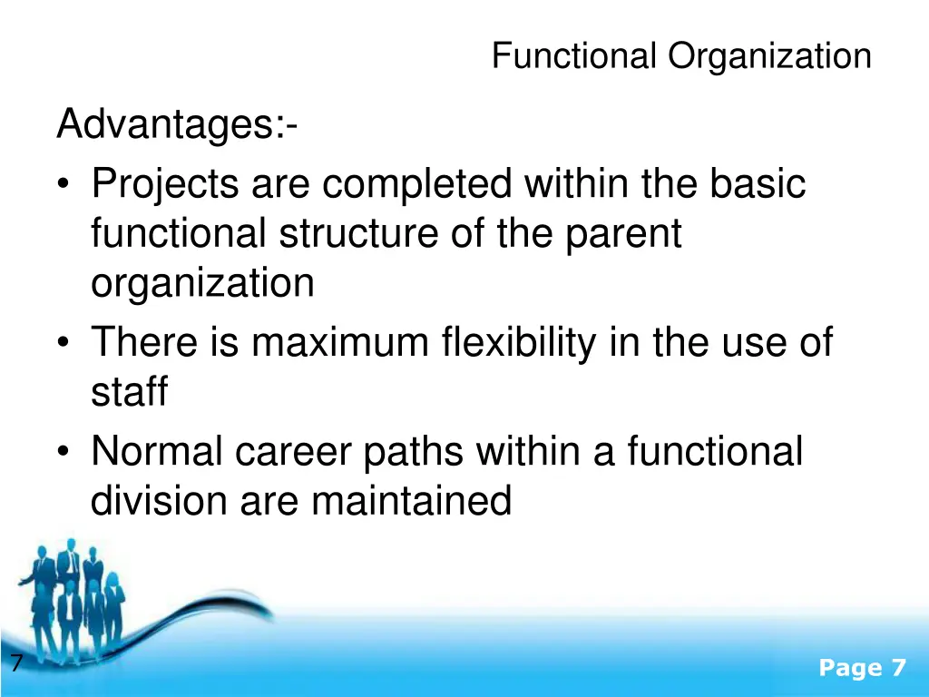 functional organization