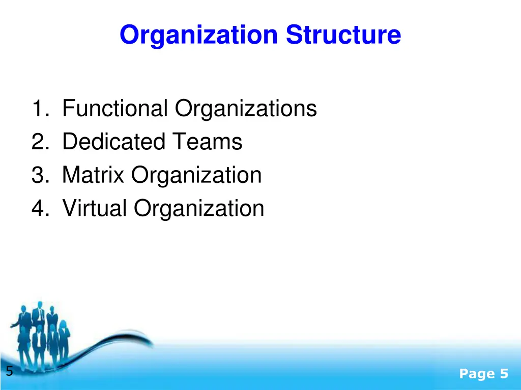 organization structure