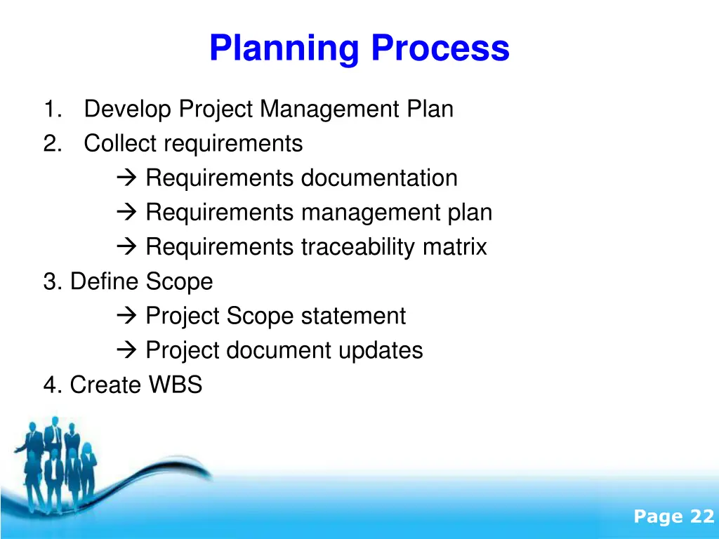 planning process