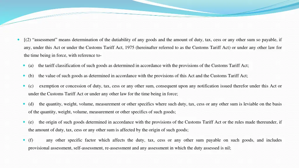 2 assessment means determination