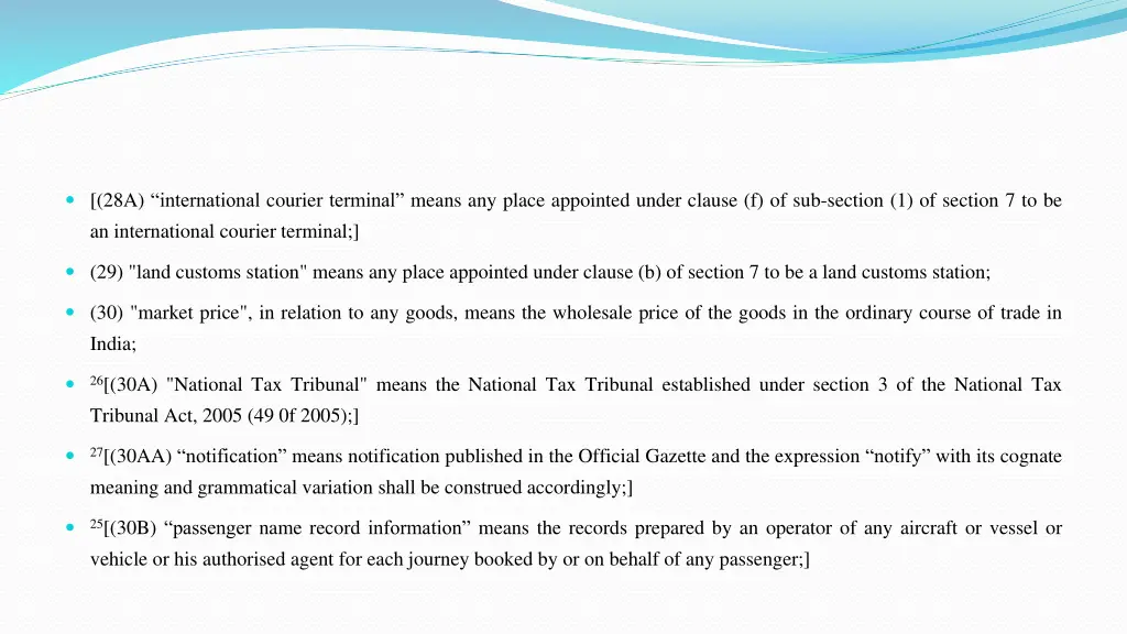 28a international courier terminal means