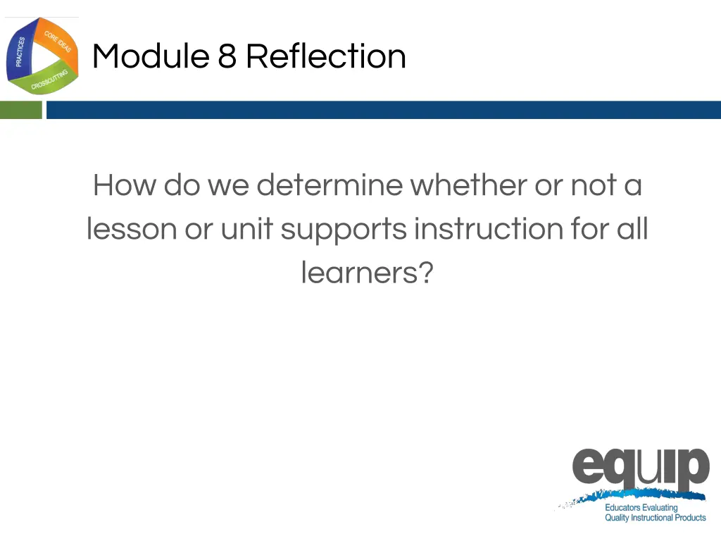 module 8 reflection