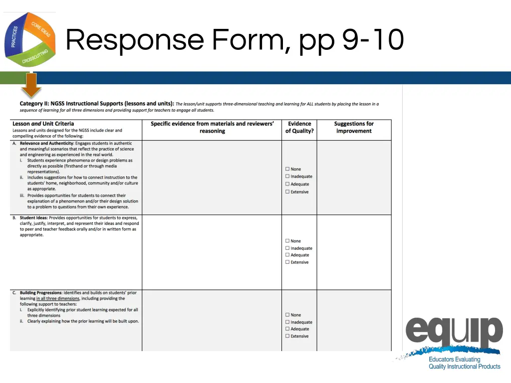 response form pp 9 10