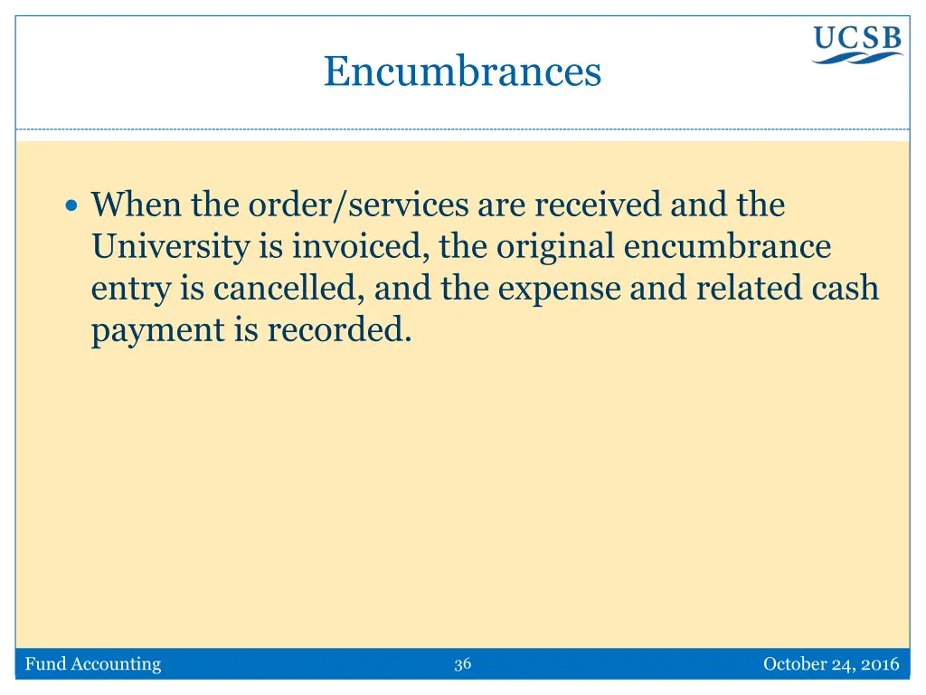 encumbrances 1