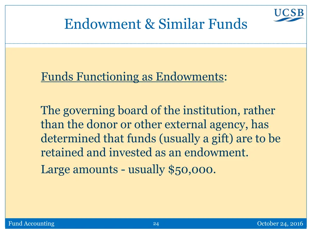 endowment similar funds 1