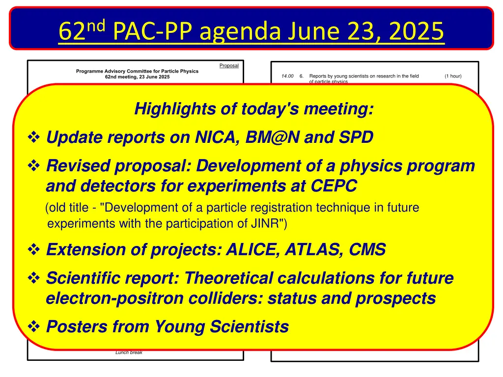 62 nd pac pp agenda june 23 2025
