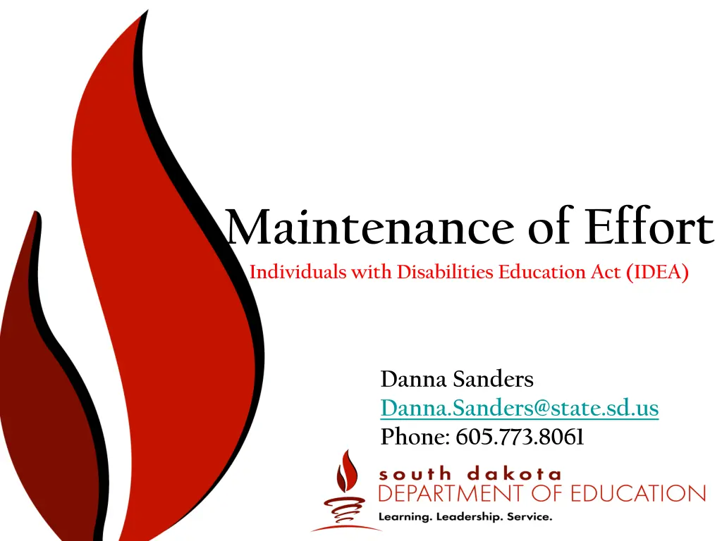 maintenance of effort