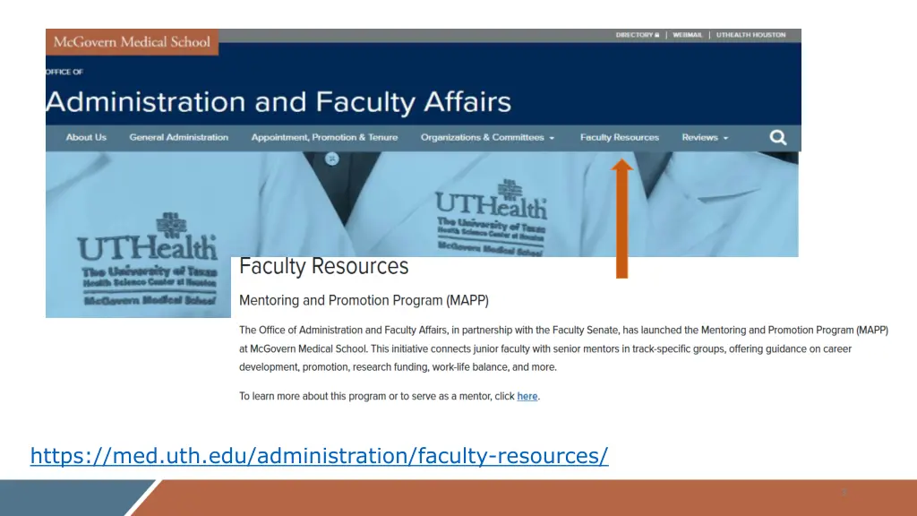https med uth edu administration faculty resources