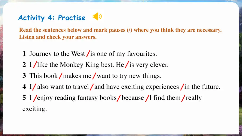 activity 4 practise 1