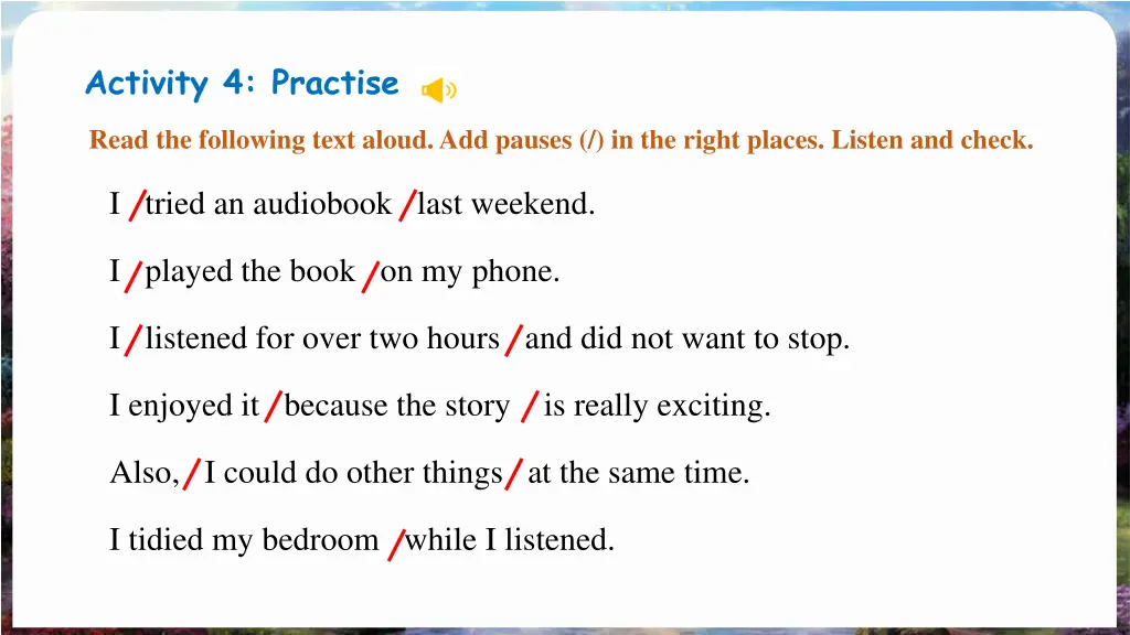 activity 4 practise 3