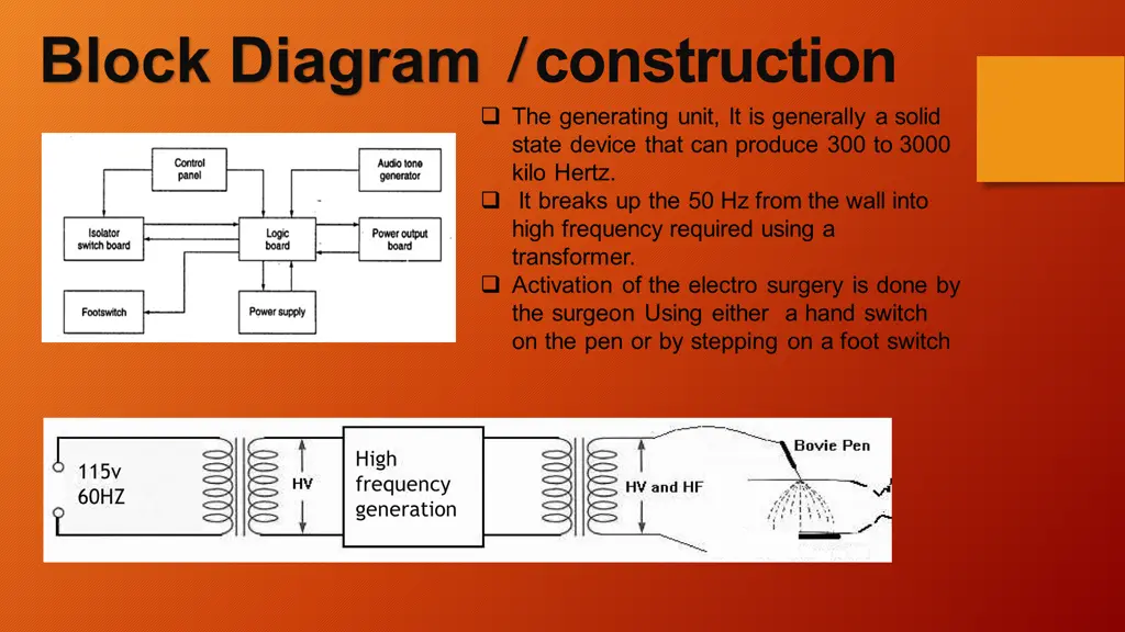 block diagram construction