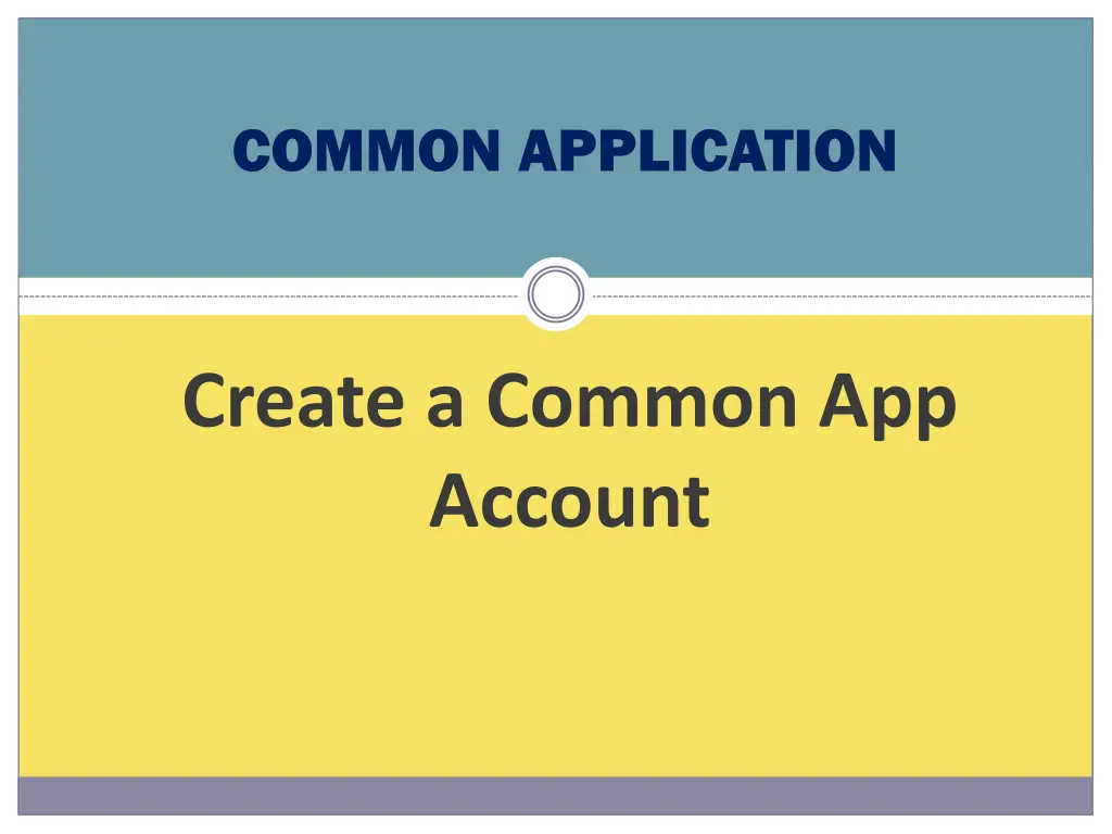 common application