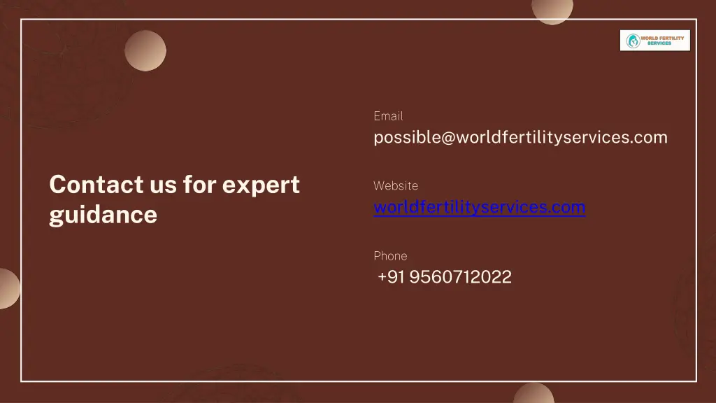 email possible@worldfertilityservices com