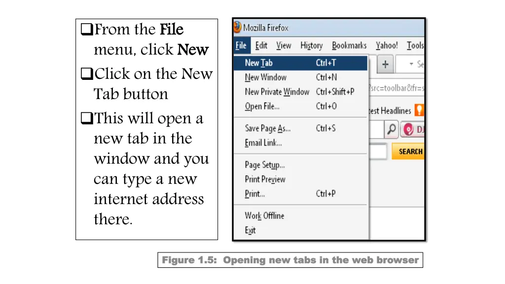 from the file menu click new click
