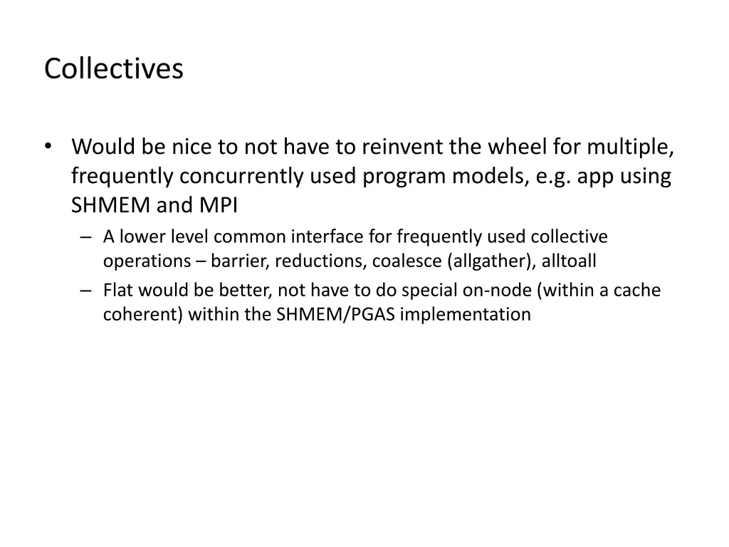 collectives