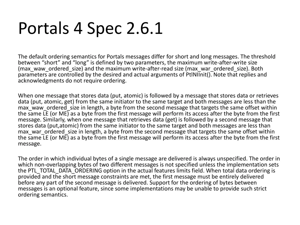 portals 4 spec 2 6 1