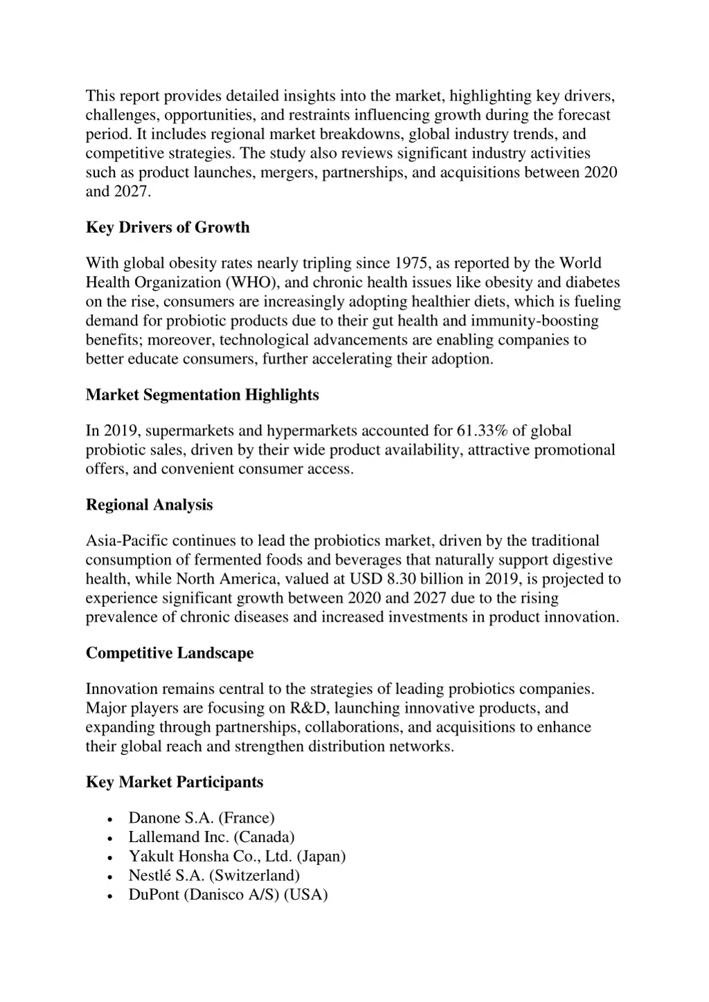 this report provides detailed insights into
