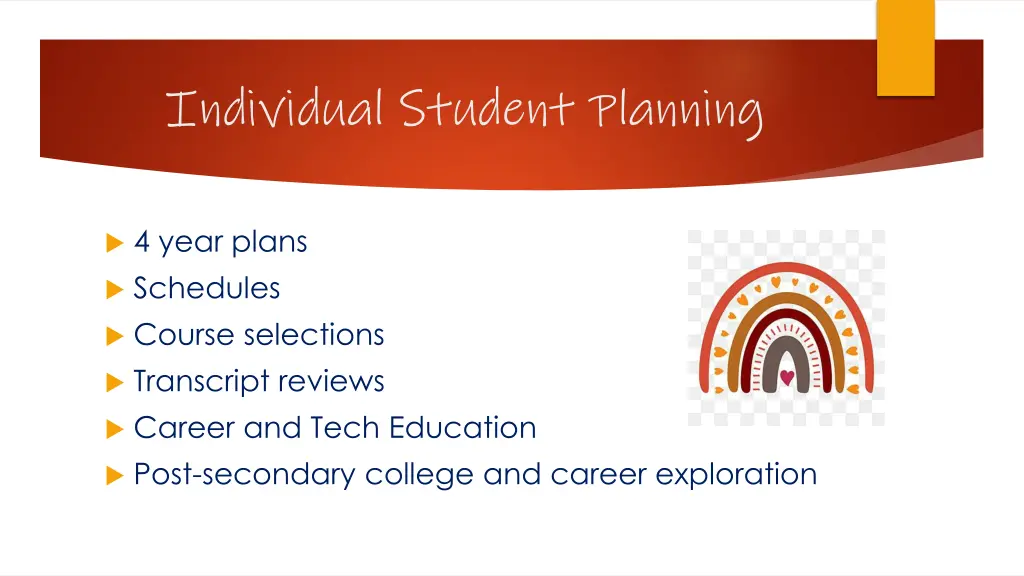 individual student planning