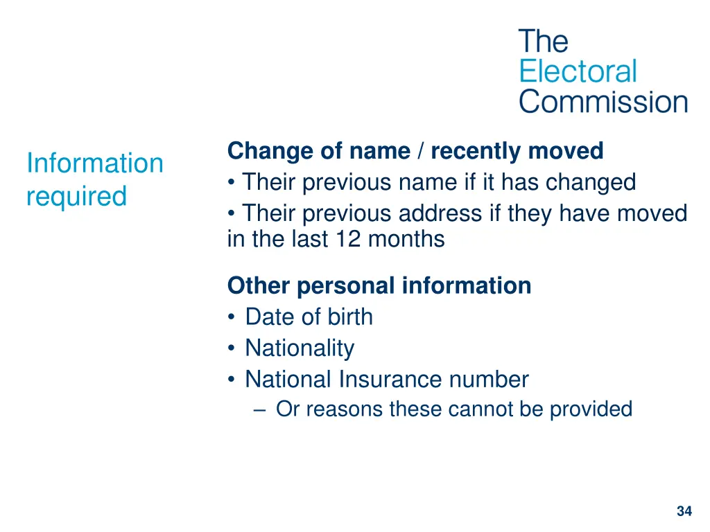 change of name recently moved their previous name