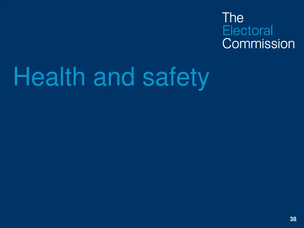 health and safety