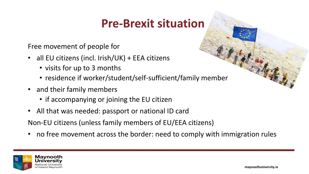 pre brexit situation