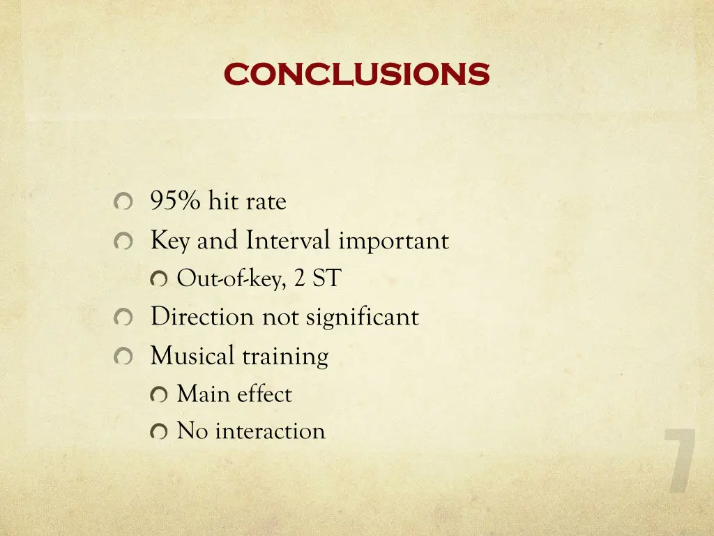 conclusions conclusions