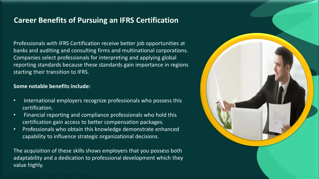 career benefits of pursuing an ifrs certification