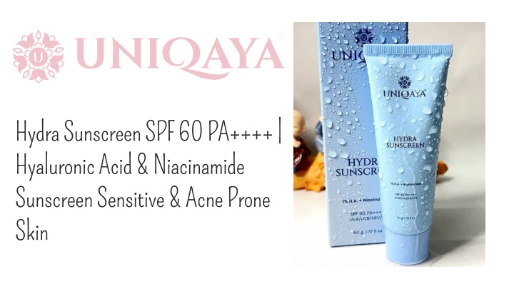 hydra sunscreen spf 60 pa hyaluronic acid