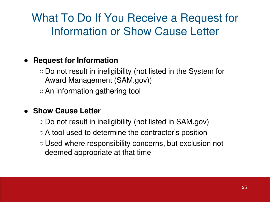 what to do if you receive a request