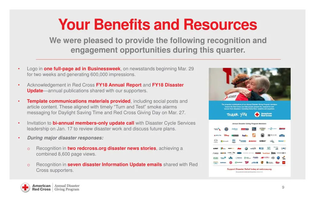 your benefits and resources