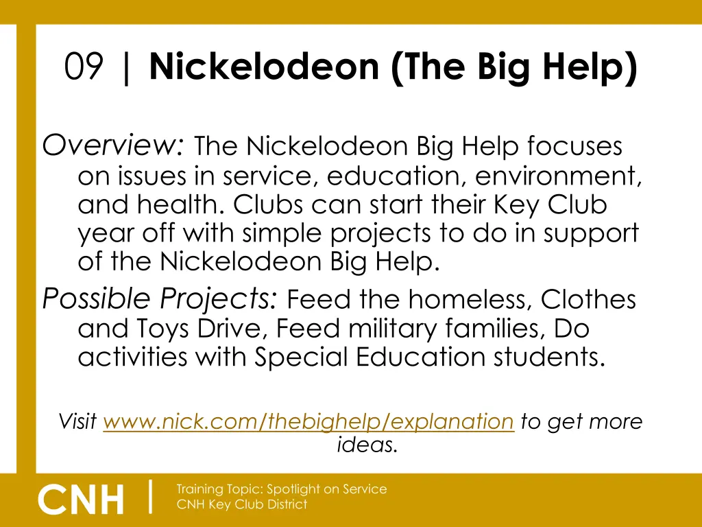 09 nickelodeon the big help