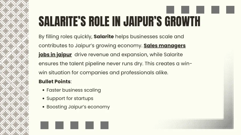salarite s role in jaipur s growth
