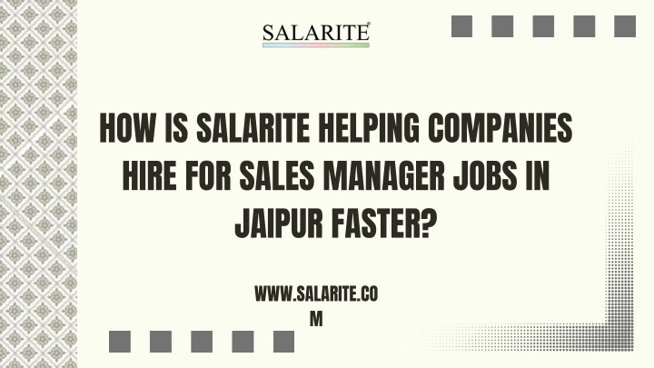 how is salarite helping companies hire for sales