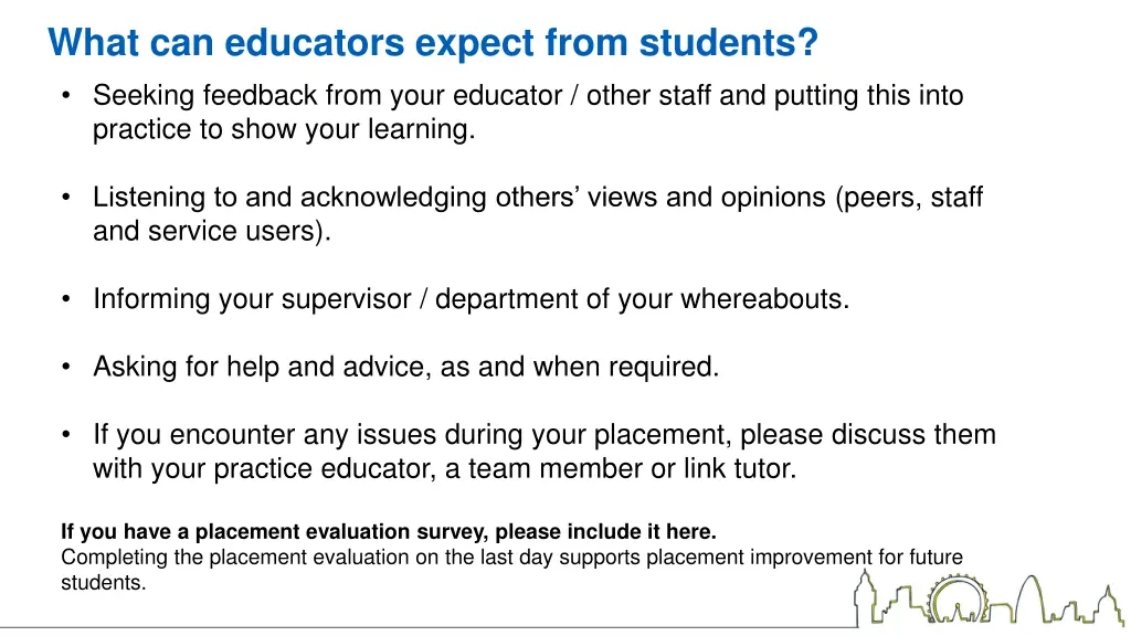 what can educators expect from students seeking