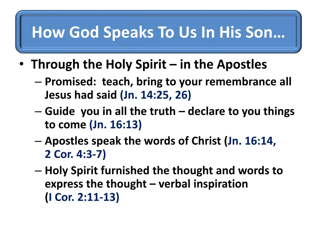 how god speaks to us in his son 3