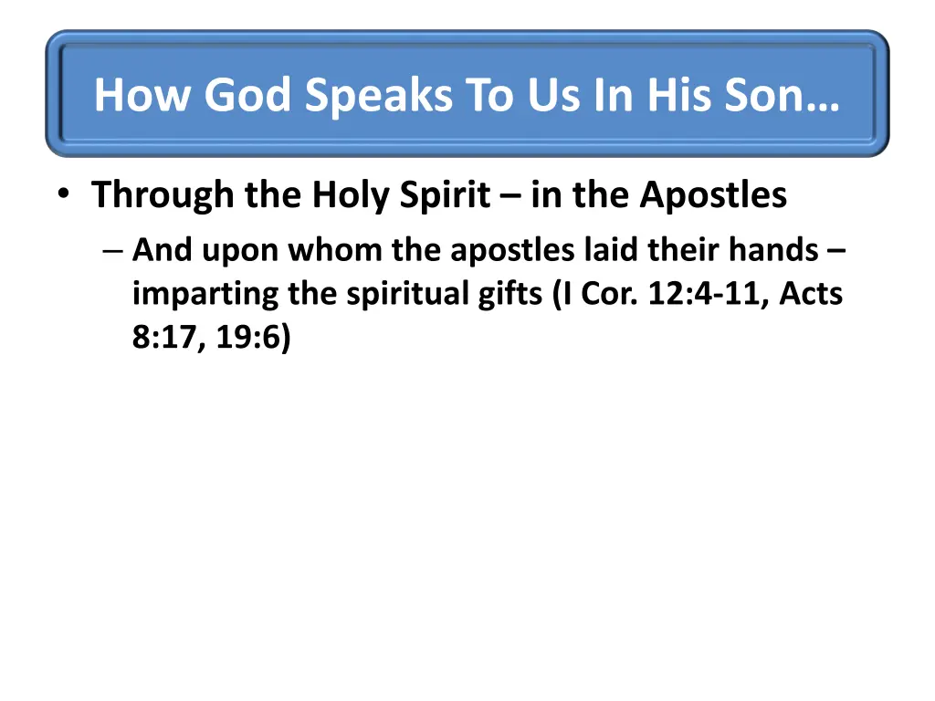 how god speaks to us in his son 5
