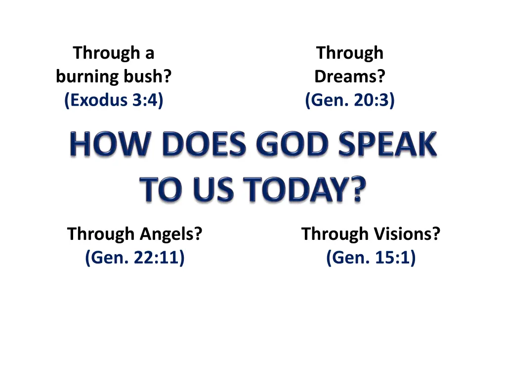 through a burning bush exodus 3 4 3